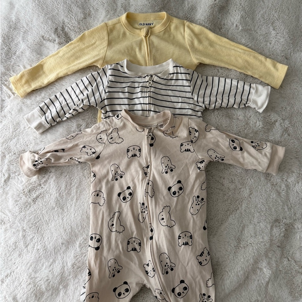 Set of Three Footies